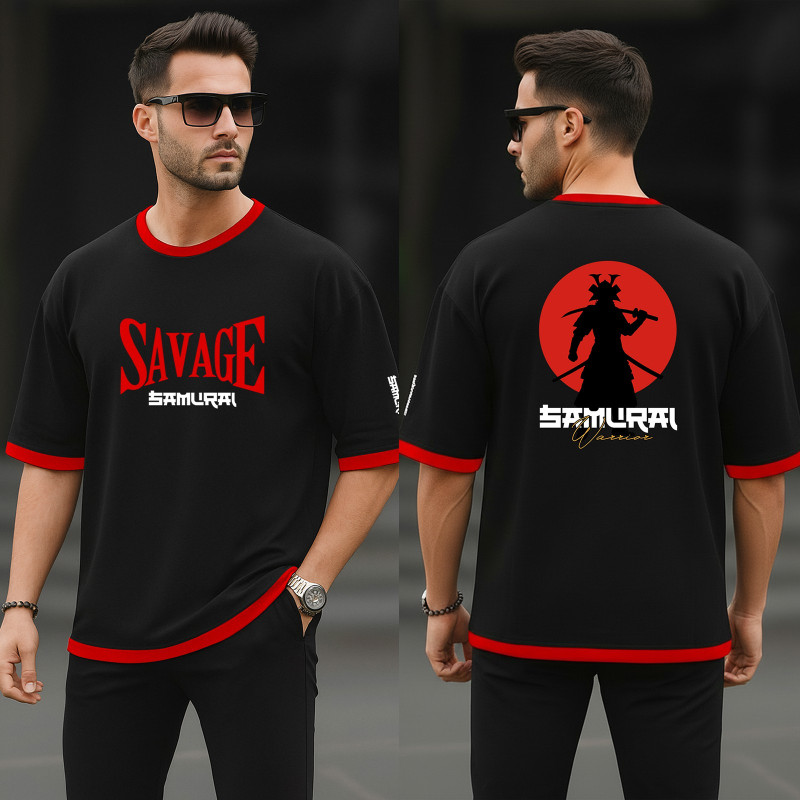 Premium Streetwear Drop Shoulder T-shirt for Men